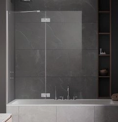 Шторка на ванну Radaway Essenza II PND 110x150, профиль хромированный