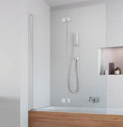 Шторка на ванну Radaway Essenza PND 120x150, профиль хромированный
