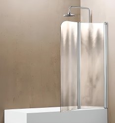 Шторка на ванну Vincea VSB-12114CH-R 114x140, хромированный профиль