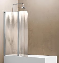 Шторка на ванну Vincea VSB-12114CH-L 114x140, хромированный профиль