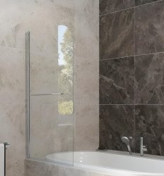 Шторка на ванну Veconi Palau PL79-70-01-C4 70x150, хромированный профиль