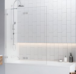 Шторка на ванну Radaway Euphoria PND 120x150, профиль хромированный