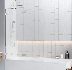 Шторка на ванну Radaway Euphoria PND 140x150, профиль хромированный