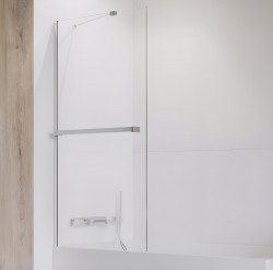 Шторка на ванну Radaway Idea PNJ II 100x150 с полотенцедержателем