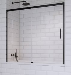 Шторка на ванну Radaway Idea Black PN DWJ 160x150, профиль черный