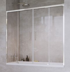 Шторка на ванну Radaway Idea PN DWD 180x150, профиль хром