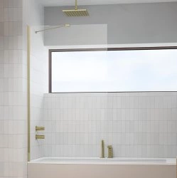 Шторка на ванну Radaway Modo Brushed Gold PNJ II 60x150, профиль золото