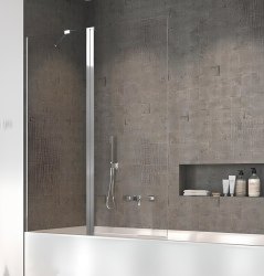 Шторка на ванну Radaway Nes PND II 100x150, профиль хром