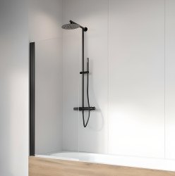 Шторка на ванну Radaway Nes Black PNJ I 60x150, профиль черный