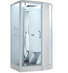 Душевая кабина Orans SR-89105RS White 120x90 с гидромассажем и хамамом