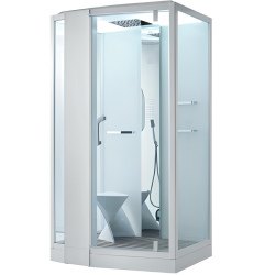 Душевая кабина Orans SR-89102LS White 150x90 с гидромассажем и хамамом