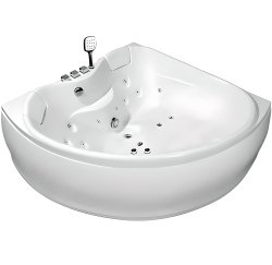Акриловая ванна Orans BT-6012X 150x150 с гидромассажем, угловая