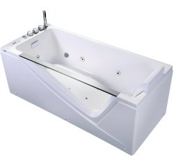 Акриловая ванна Orans BT-65108 L 170x75 с аэромассажем и гидромассажем