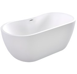 Акриловая ванна Black & White SB111 180x75, отдельностоящая, белая