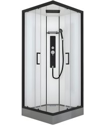 Душевая кабина Black & White G8002 90x90 с гидромассажем