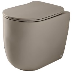 Приставной унитаз Kerasan Nolita 531881 Nocciola mat, коричневый