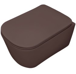 Подвесной унитаз Kerasan Tribeca 511475 Borgogna matt