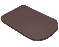 Сидение для унитаза Kerasan Tribeca Slim 519175 Borgogna matt