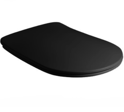 Сидение для унитаза Kerasan Tribeca Slim 519131, черное матовое