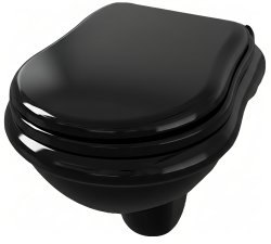 Подвесной унитаз Kerasan Retro 101504 Nero, черный