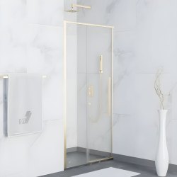 Душевая дверь RGW Stilvoll SV-12G 140x195, профиль золото