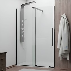 Душевая дверь RGW Tornado 160x195, профиль черный