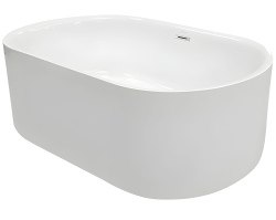 Акриловая ванна Kerasan Nolita 145x78, отдельностоящая