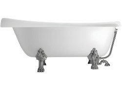 Акриловая ванна Kerasan Retro 105590 170x77, отдельностоящая, фурнитура хром