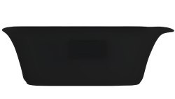 Ванна Globo Relais VA189NE 189x88 из искусственного камня, черная