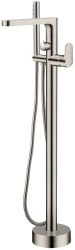 Напольный смеситель для ванны Boheme Spectre 459-NB nickel brush с душем