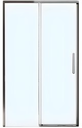 Душевая дверь Veconi Premium Trento PTD-40GR 140x200, профиль брашированный графит