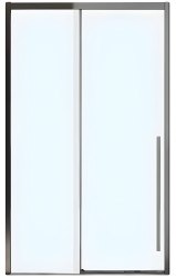 Душевая дверь Veconi Premium Trento PTD-30GR 140x200, профиль брашированный графит