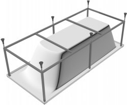 Каркас с ножками для ванны Vayer Milana 180х75