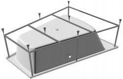 Каркас с ножками для ванны Vayer Trinity 170х130