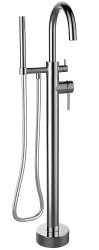 Напольный смеситель для ванны Paini Cox 78CR136LM с душем