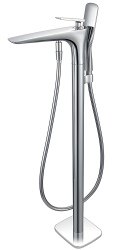 Напольный смеситель для ванны Vincea VTF-102CH с душем