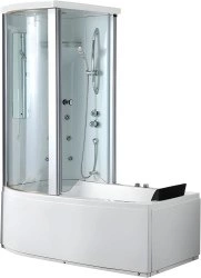 Акриловая ванна Gemy G8040 C L 170x85 с вертикальным гидромассажем