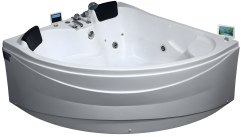 Акриловая ванна Gemy G9041 O 150x150 с гидро и аэромассажем