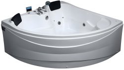 Акриловая ванна Gemy G9041 K 150x150 с гидро и аэромассажем