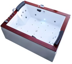 Акриловая ванна Gemy G9052 II K L 185x150 с гидромассажем и аэромассажем