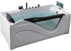 Акриловая ванна Gemy G9055 O R 180x90 с гидромассажем и аэромассажем