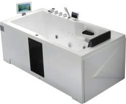 Акриловая ванна Gemy G9066 II O L 170x85 с гидромассажем и аэромассажем