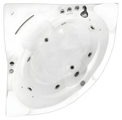 Акриловая ванна Gemy G9082 B 150x150 с гидромассажем