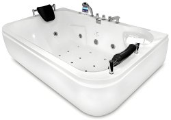 Акриловая ванна Gemy G9085 K L 180x115 с аэромассажем и гидромассажем