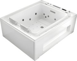 Акриловая ванна Gemy G9268 K 185x150 с гидромассажем и аэромассажем