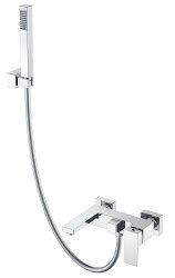 Смеситель для ванны с душем Boheme Qubic 473-CR
