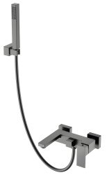 Смеситель для ванны с душем Boheme Qubic 473-GM