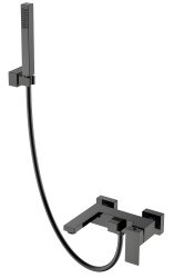 Смеситель для ванны с душем Boheme Qubic 473-SGM