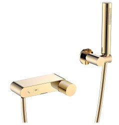 Смеситель для ванны с душем Boheme Stick 123-GG.2, золото
