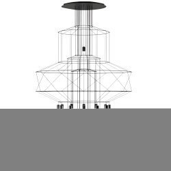 Подвесная люстра Imperiumloft Vibia Wireflow 40.1637-0